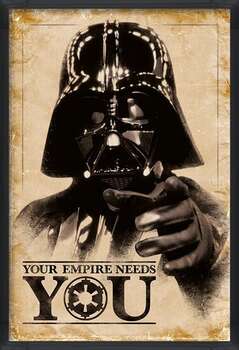 Poster enmarcado Star Wars - Your Empire Needs You
