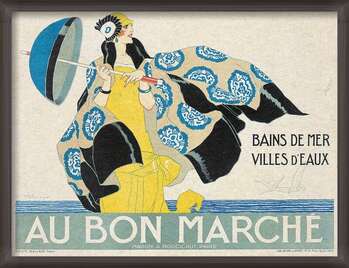 Póster Au Bon Marché (Art Nouveau Vintage)