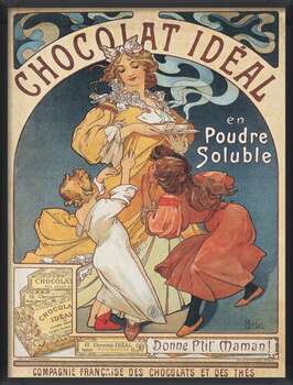 Póster Chocolat Ideal Chocolate Advert