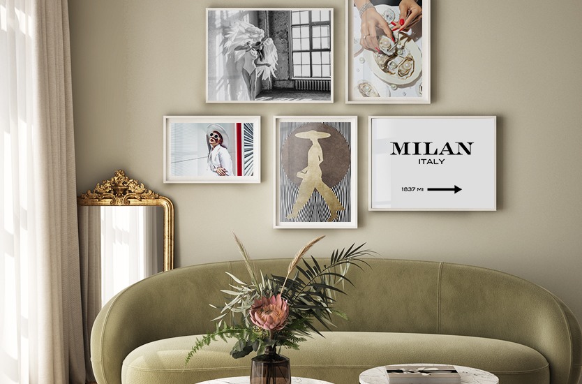 Láminas decorativas para enmarcar | Milan | Posters.es